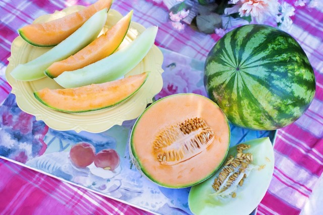 melones y sandías
