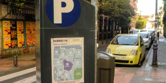 aparcamiento regulado en Madrid