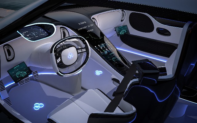 interior de los coches del futuro: eléctricos, autónomos, conectados, compartidos