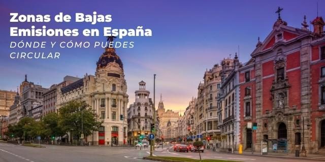 Zonas de Bajas Emisiones en España