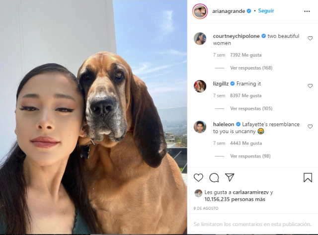 perro de Ariana Grande