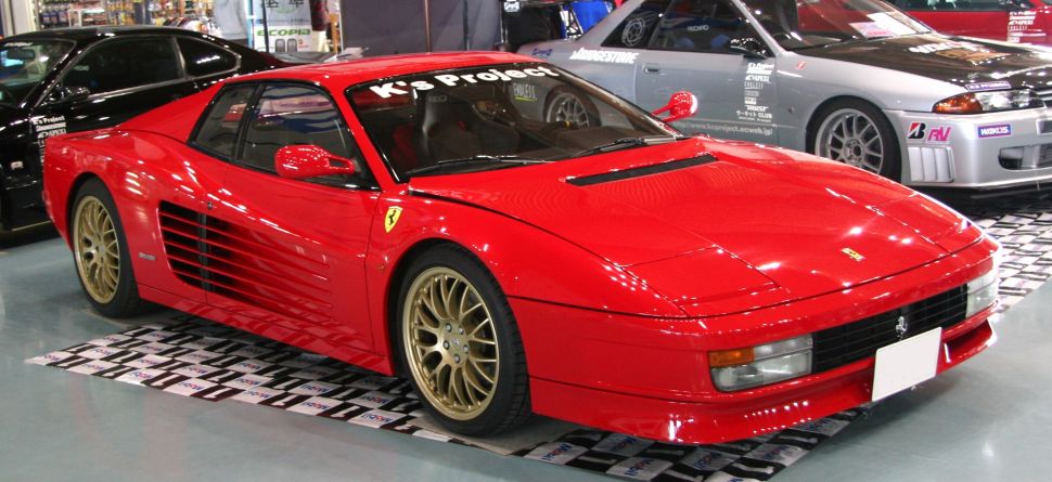 Ferrari Testarossa clásico