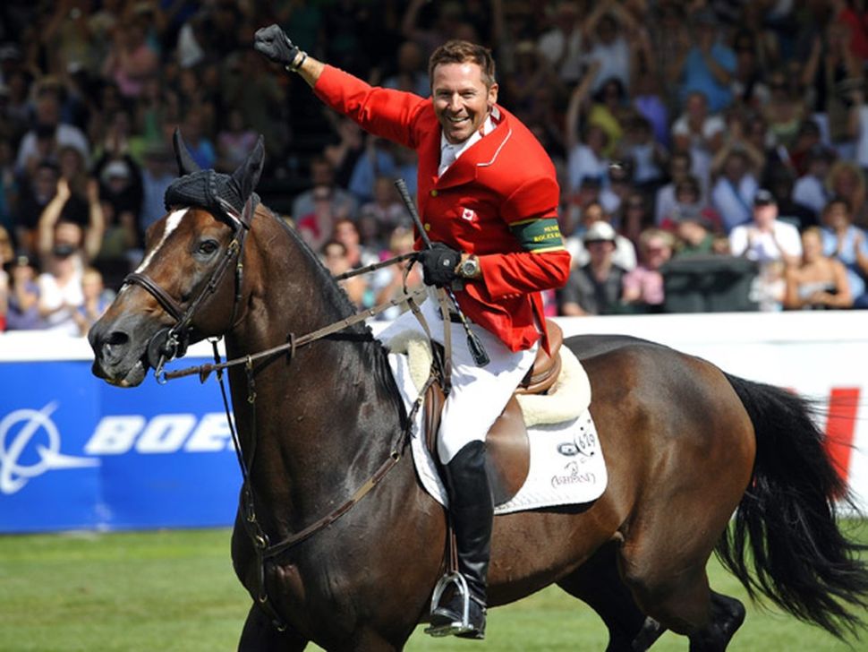caballo Hickstead y jinete